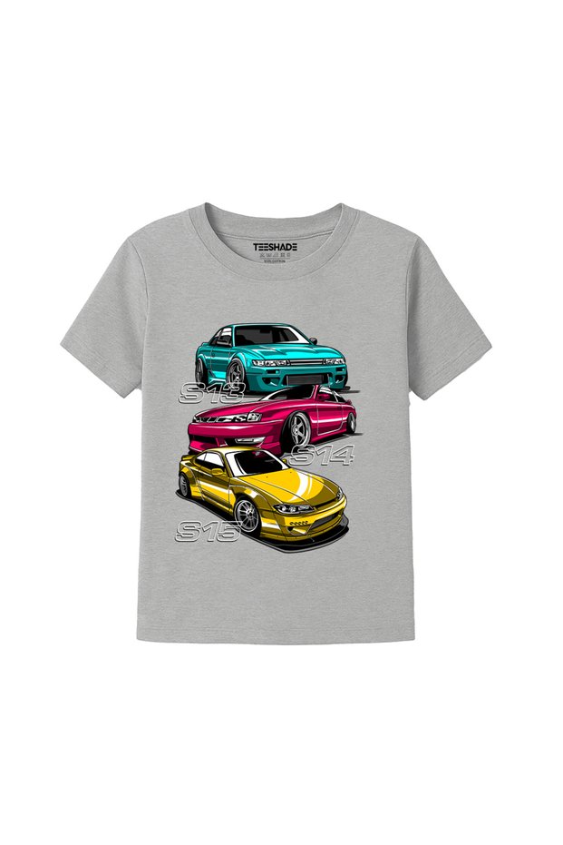 Cars Gt T-Shirt for Unisex Kids – 100% Cotton Multiple Colors – Sizes 0-16 Years
