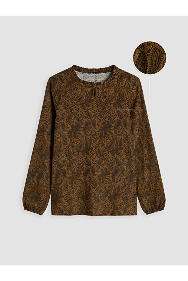 بلوزة مطرزة بياقة I Frilly Zero Roba من Freezen Store