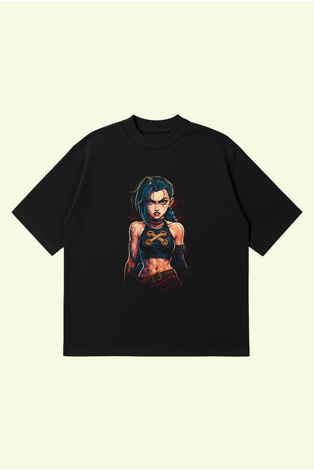League Lol Boxy Fit Oversize Unisex 100% Cotton Tshirt – Printed T-Shirt | Streetwear