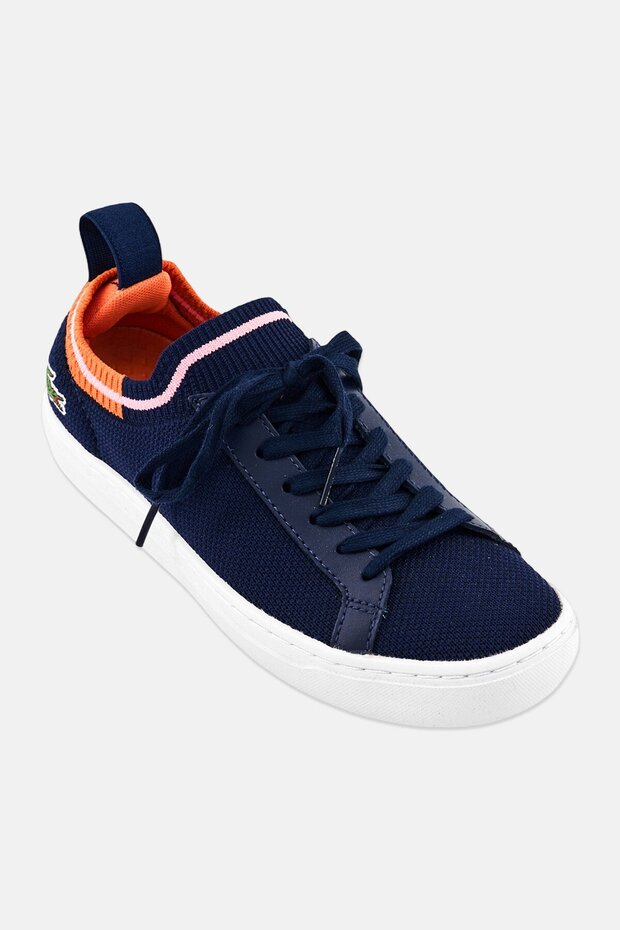 Women La Piquee Lace Up Casual Shoes, Navy