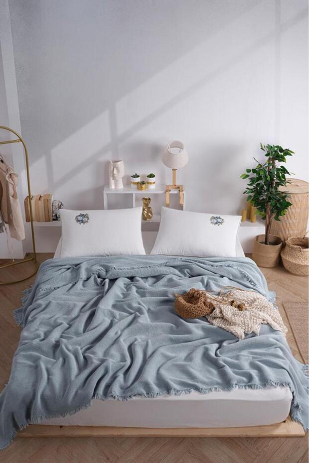 Missera 4 Piece Double Pique Set Blue
