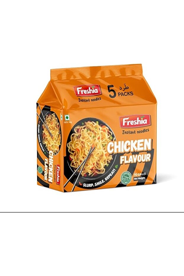 Instant Noodles Chicken Curry Flavour 5x70g