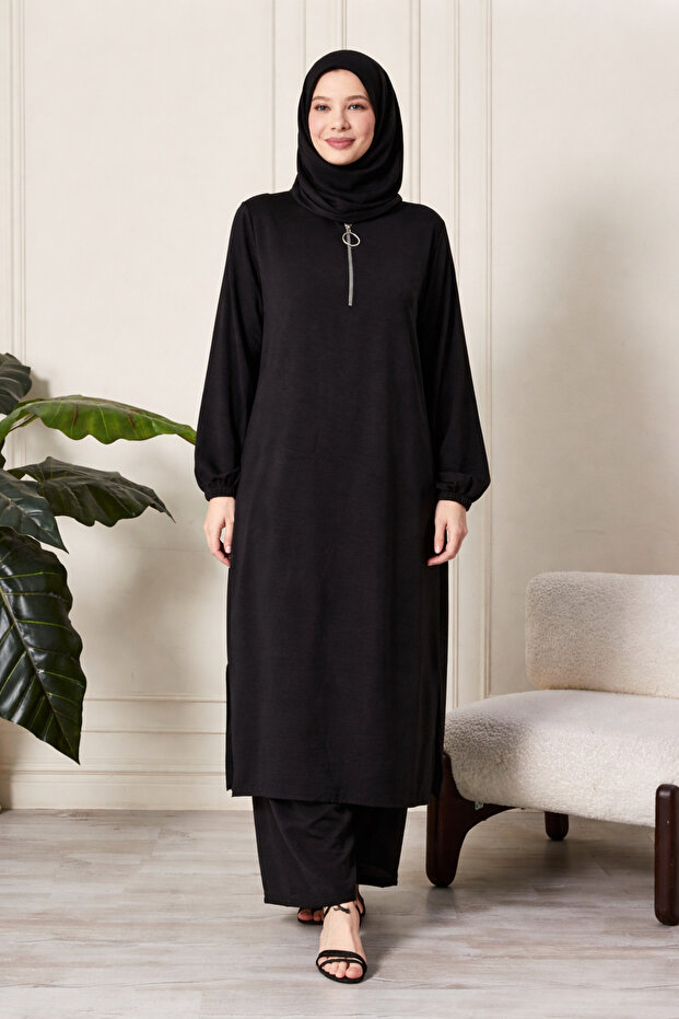Women's Plus Size Ayrobin Zippered 2-Piece Set