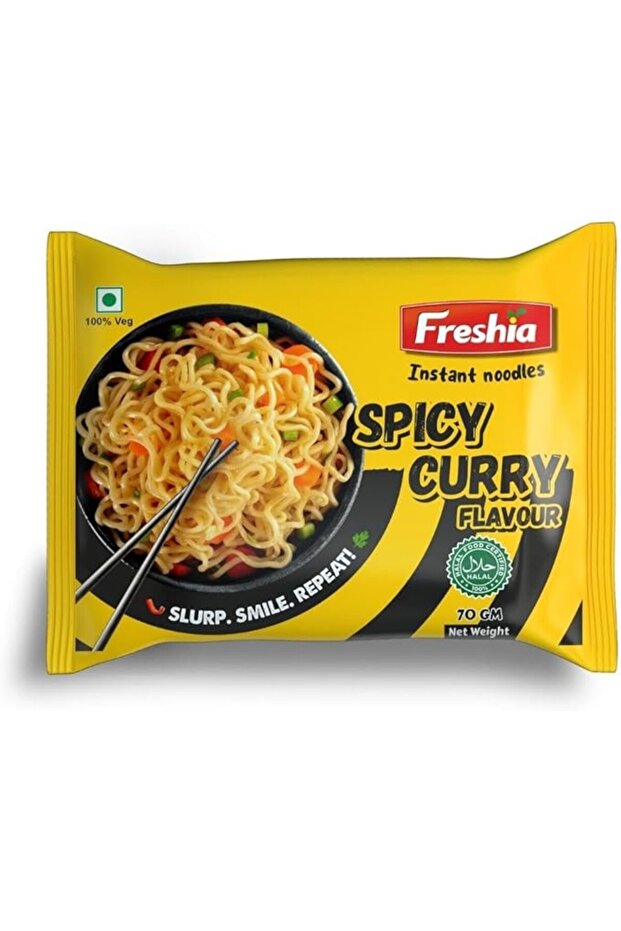 Instant Noodles Spicy Curry Flavour 5x70g
