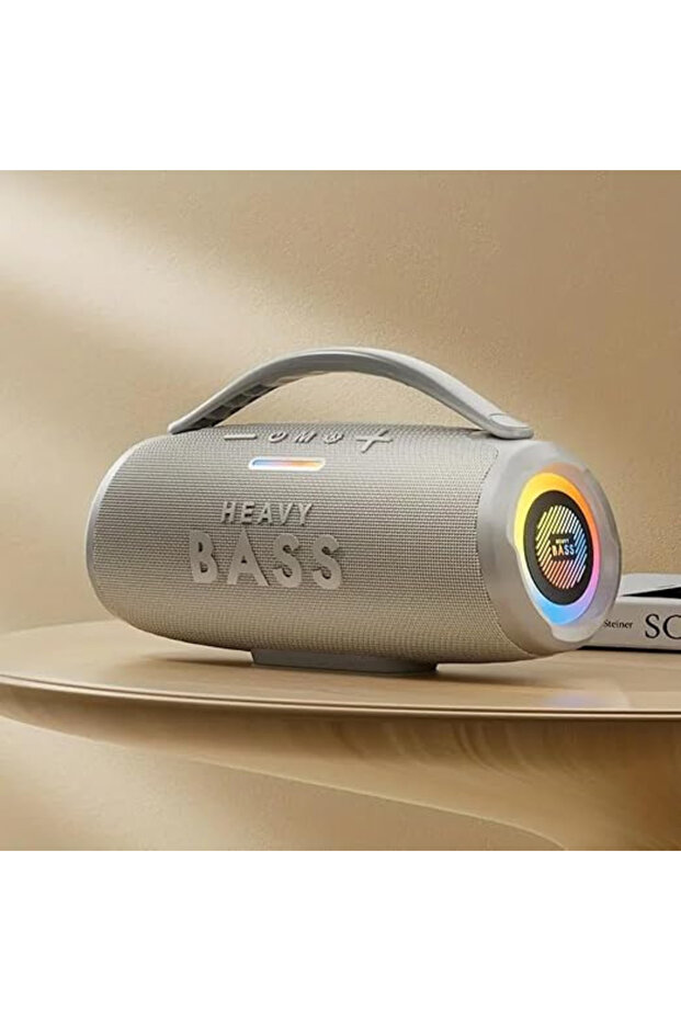 Auto Family Wireless Bluetooth Speaker – Portable, Waterproof, Long Battery (AF6- Gray)