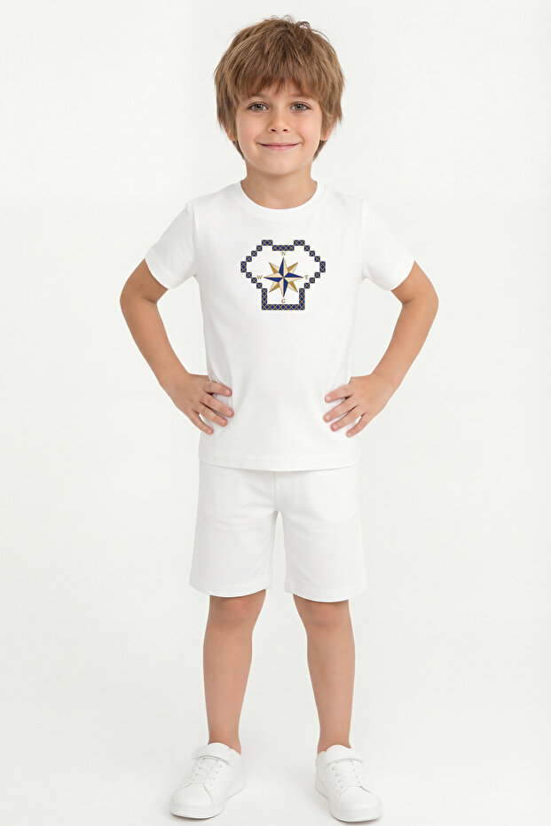 Boy's Printed Double Set B3 - 1