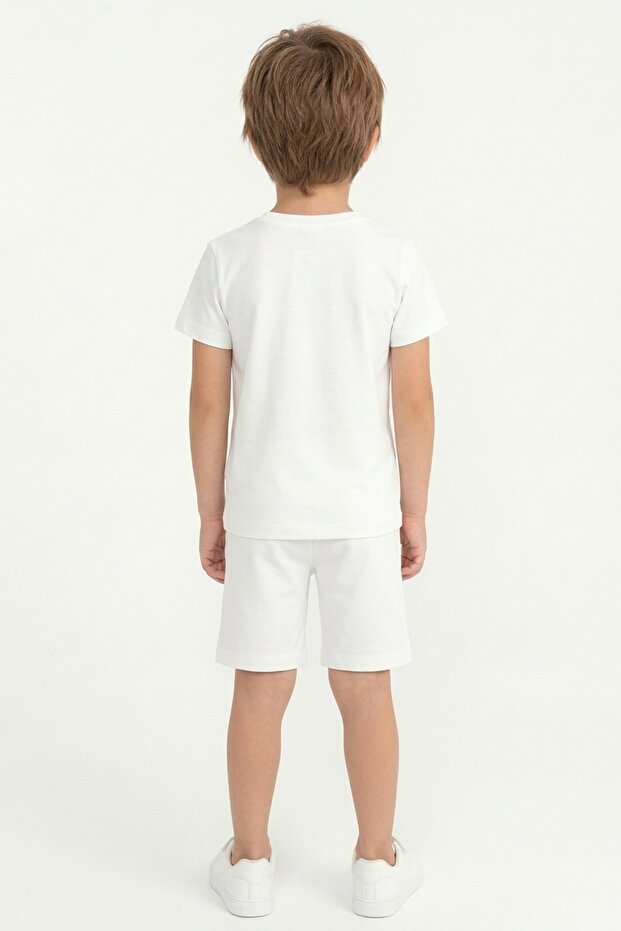 Boy's Printed Double Set B3 - 4