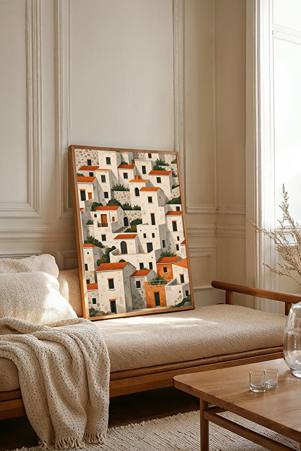 One Piece Wooden Framed Painting Tk3808