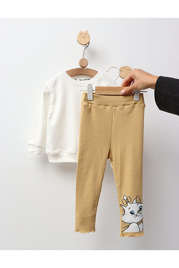 Compleu Marie Cat, crem - 4
