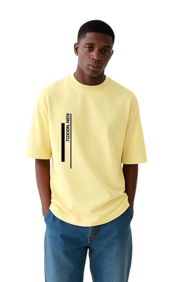 Toxion.Nen Printed T-Shirt Oversized Unisex T-Shirt 2Pv1