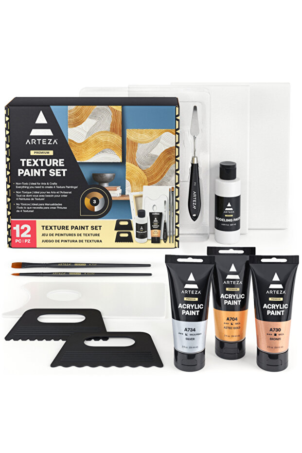 Texture Paint Set, 12 pc ARTZ-4886