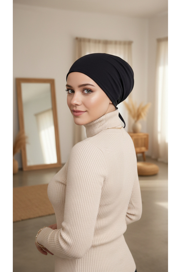 قبعة نسائية قطنية ممشطة مسطحة