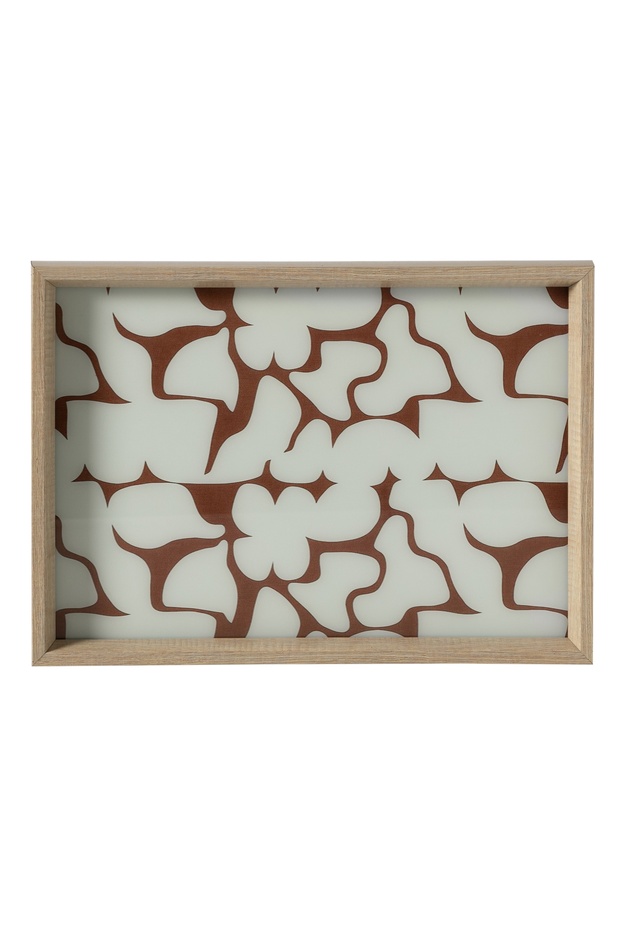 Soft Brown Decorative Tray 31X42 cm