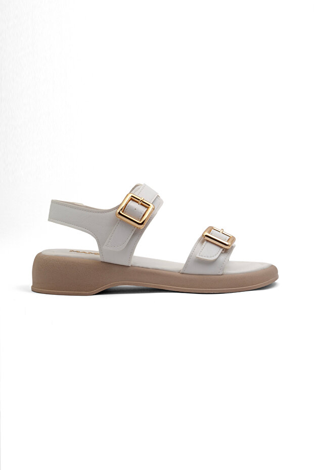 İk 2075 Buckle Detailed Sandals