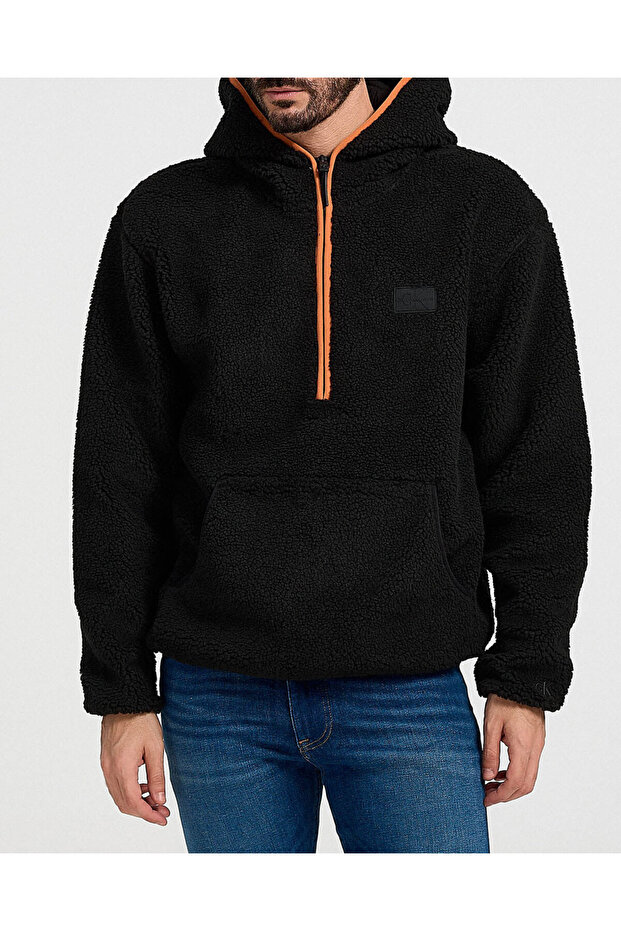 Men's Sherpa Fleece Half-Zip Sweatshirt - J30J324086