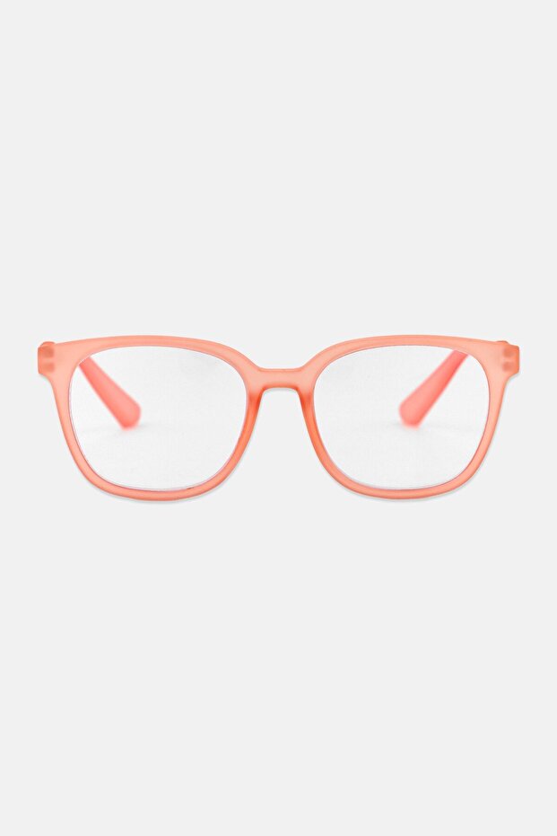 Women WRS7000S Round Reading Glasses, Orange