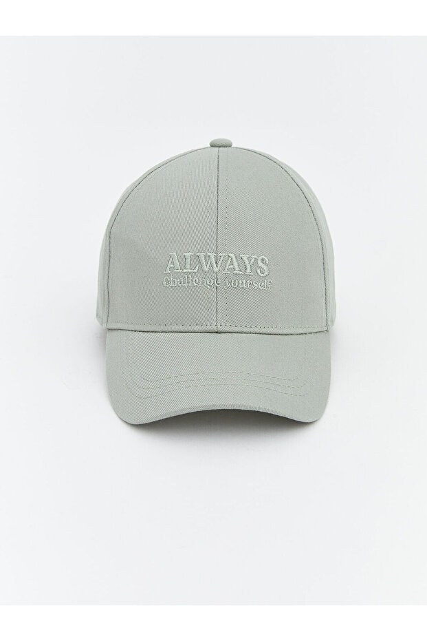 Text Embroidered Boy Cap Hat