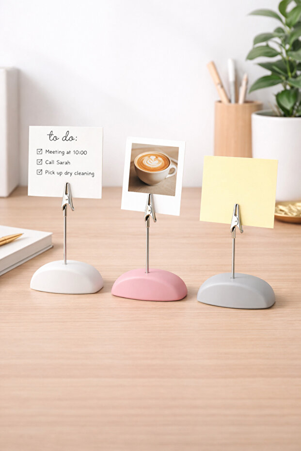 3 Note Holders Photo Holders