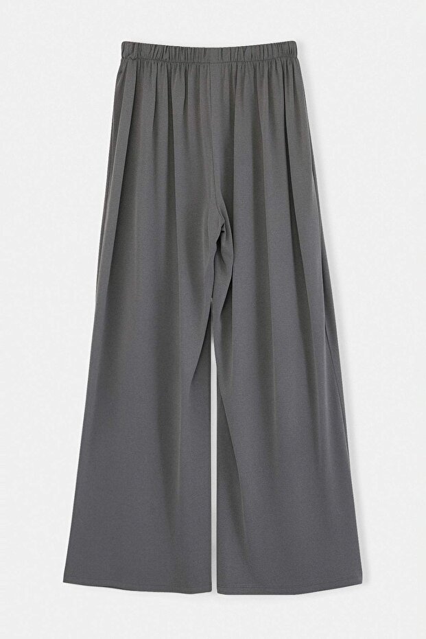 Haki Beli Lastikli Rahat Kalıp Modal Pantolon TDRSS26PL00016 - 6