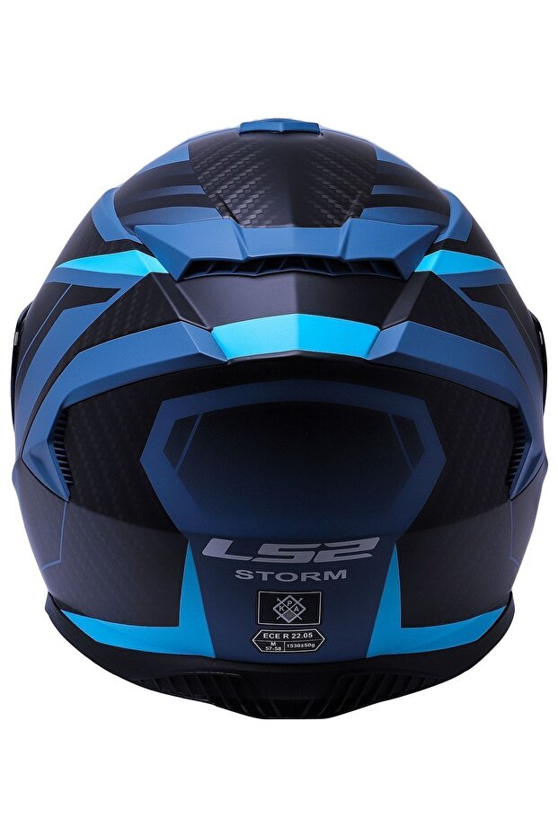 Storm 2 Racer Mat Mavi Kask - 5