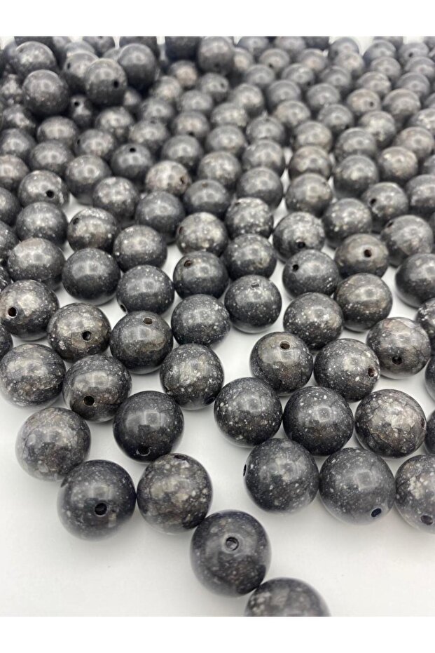 16mm Smoked Marble Model Beads for Jewelry and Bag Making (100Gr,~43Pieces)