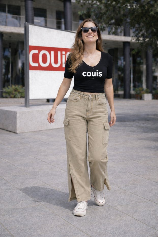 Women's High Waist Elasticated Slit Legs
