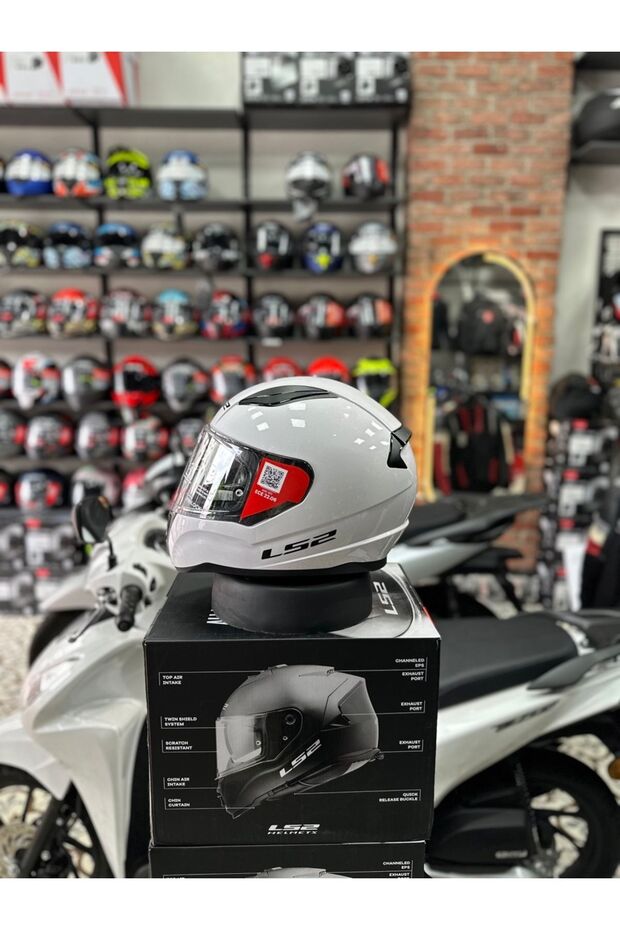 Rapid 2 Beyaz Kask Uyumlu - 1