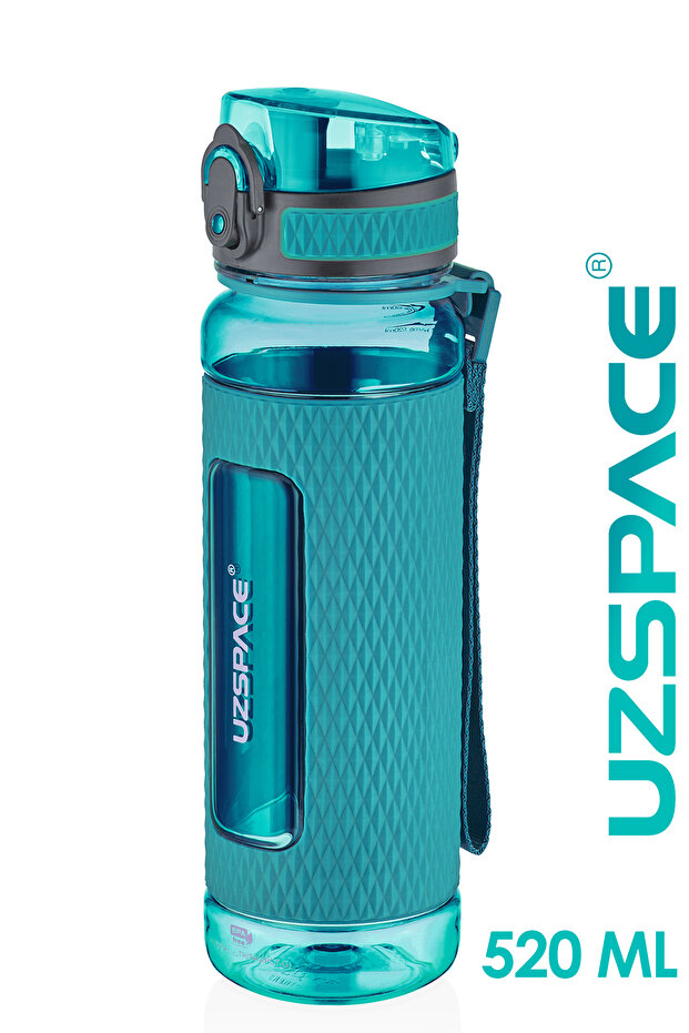 520 ml Tritan Water Bottle Silicone Protected Non-Slip Body Water Bottle School