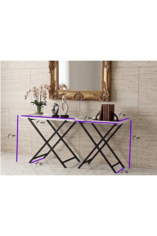 rectangular serving table - 3