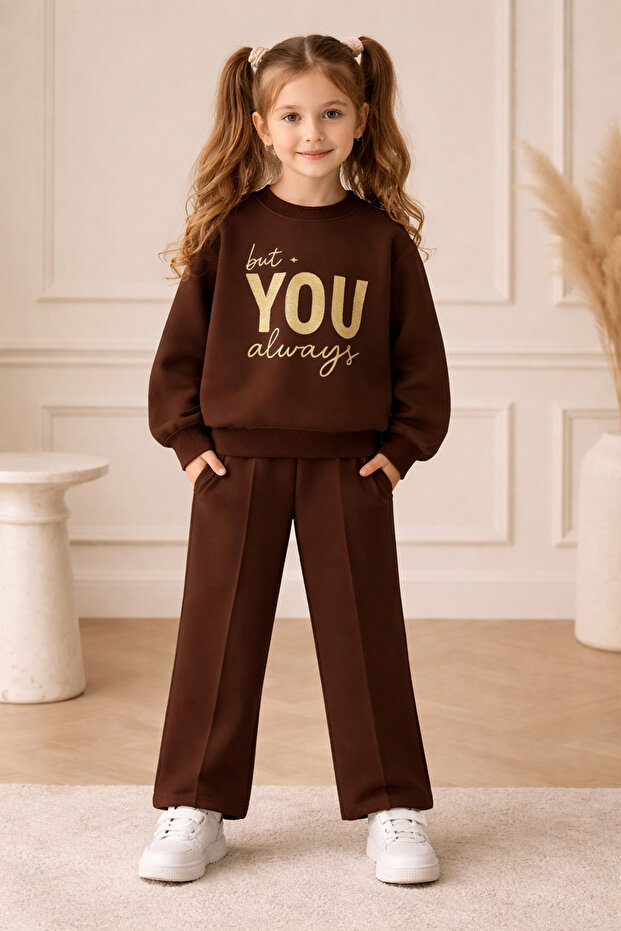 Stretch Fabric Cotton Girl's Suit