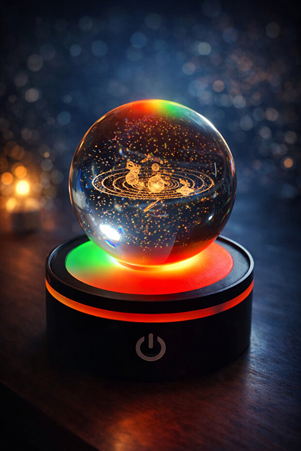 KRİSTAL KÜRE GECE LAMBASI - 1