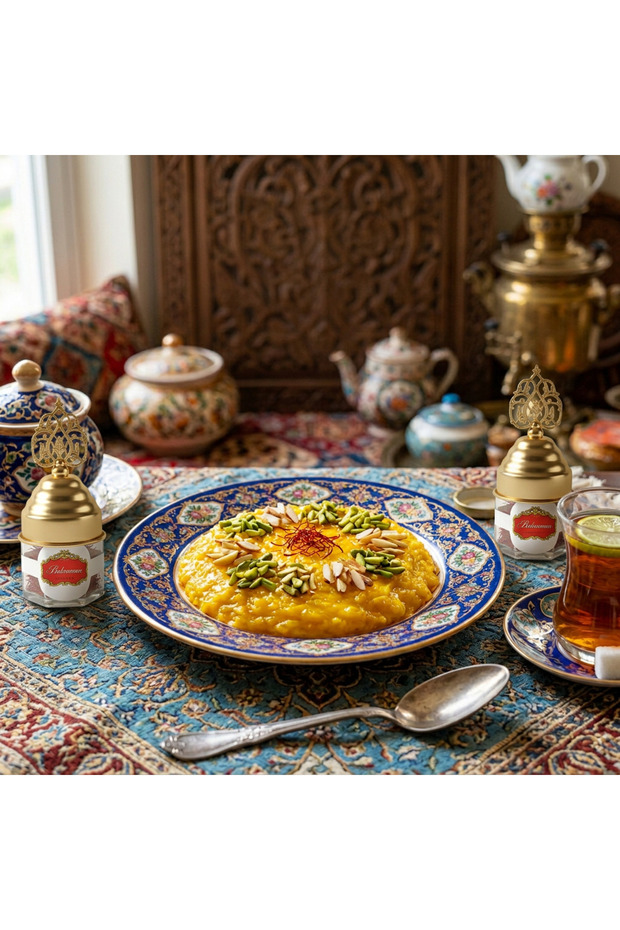 مرطبان زجاجي سعة 10 غرامات، زعفران إيراني عالي الجودة