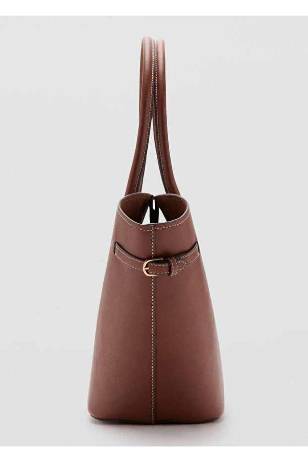Çift saplı shopper çanta - 4