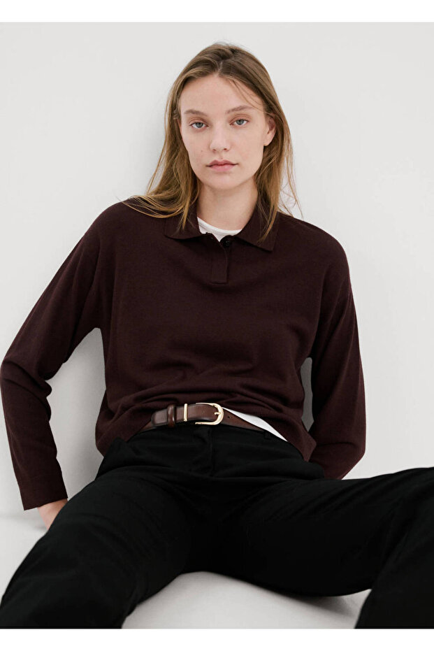 Polo Collar Sweater