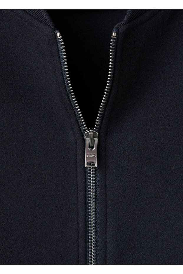 Fermuarlı bomber sweatshirt - 8