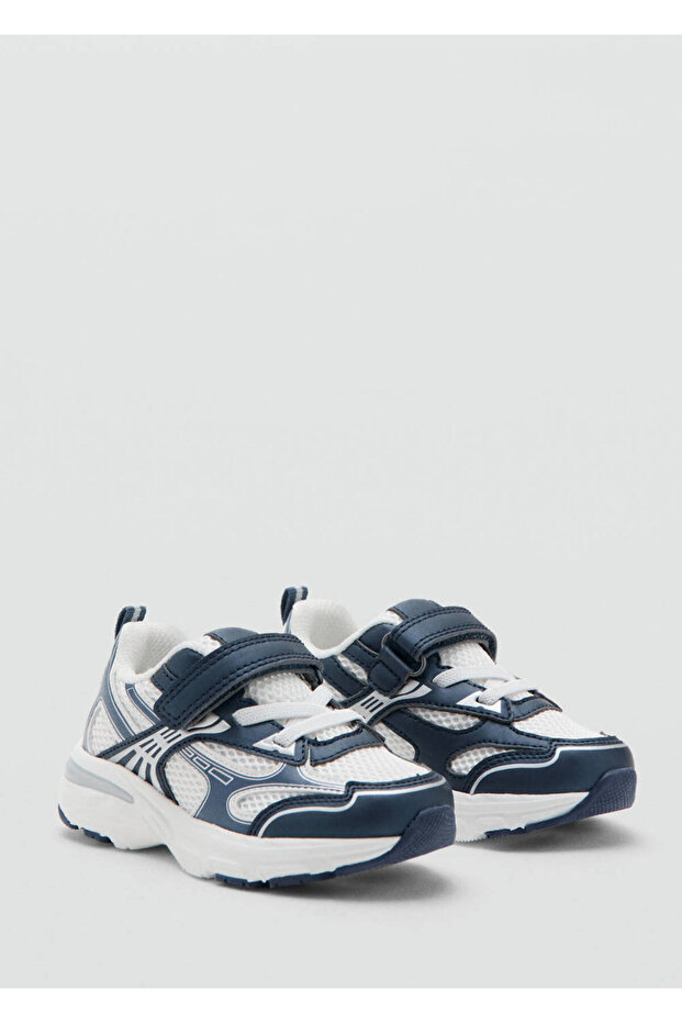 Two-tone Velcro sneakers