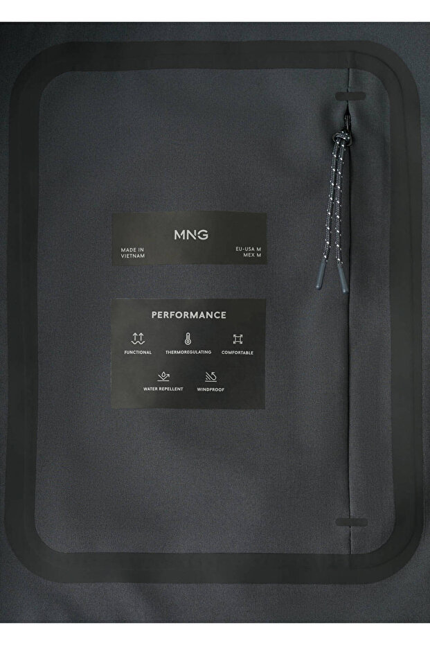Water repellent bomber ceket - 5