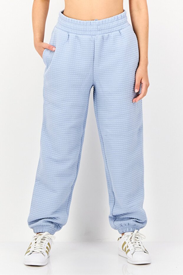 Women Relaxed Fit Outdoor Sweatpants, Light Blue