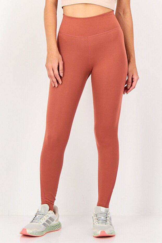 Women Sportswear Fit Training Leggings, Rust