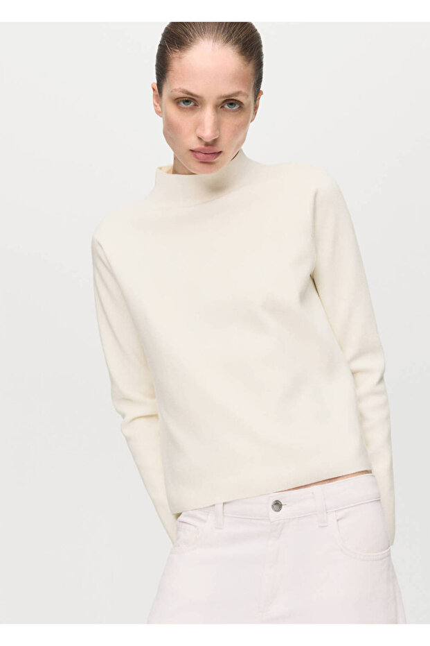 Perkins collar knitwear sweater