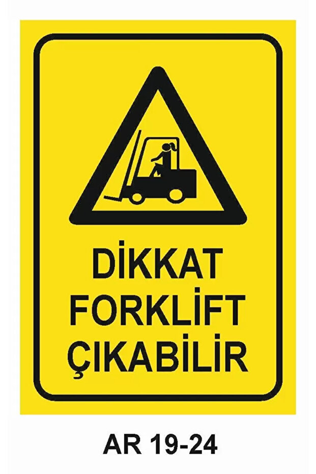 Work Safety Warning Sign 1 Piece Pvc 21 X 29cm