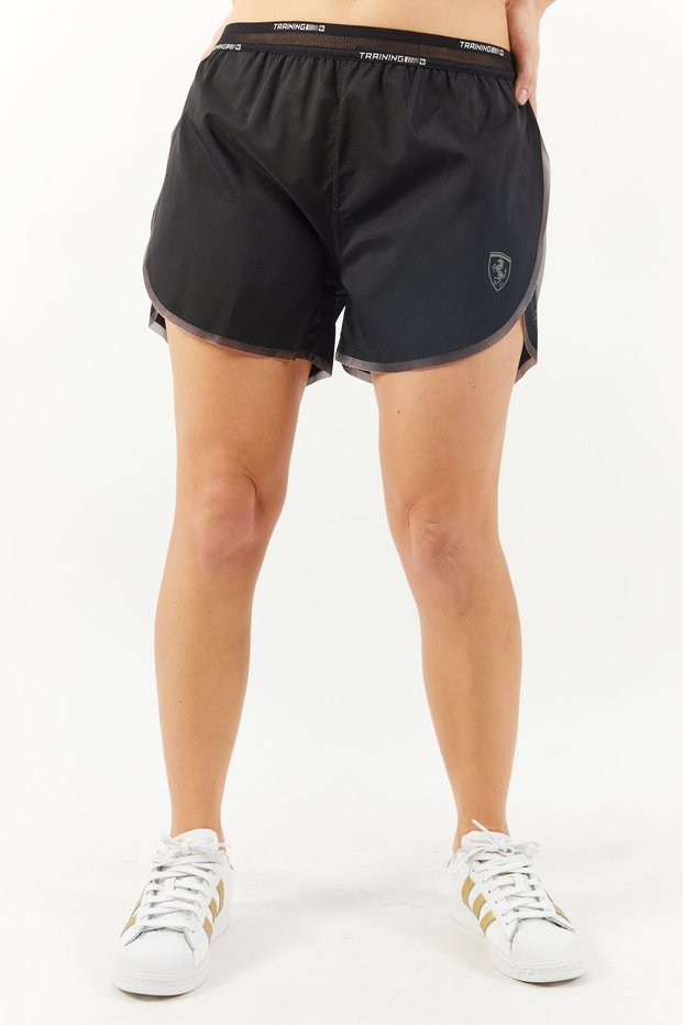 Women Sportswear Fit Training Shorts, Black
