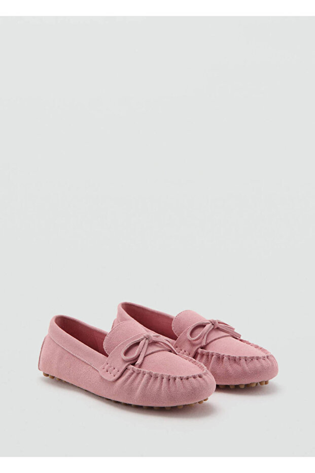 Drawstring Suede Loafers