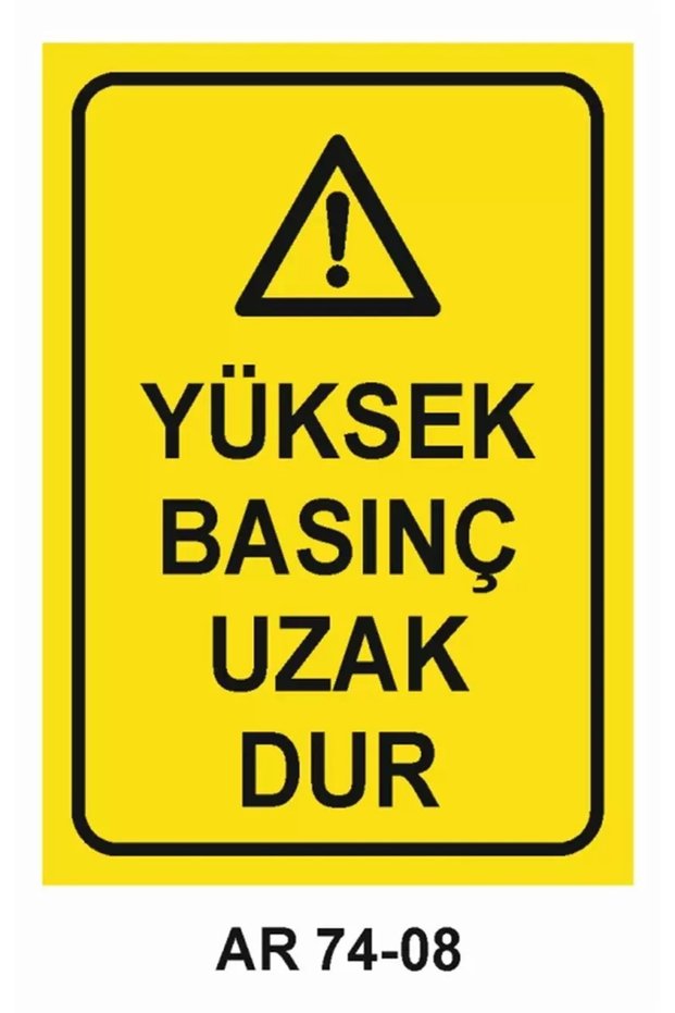 Work Safety Warning Sign 1 Piece Pvc 21 X 29cm