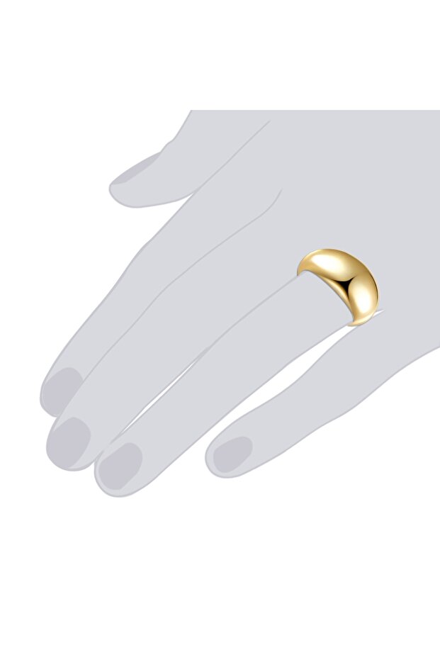 Silberring Ring Sterling Silber bicolor - 3