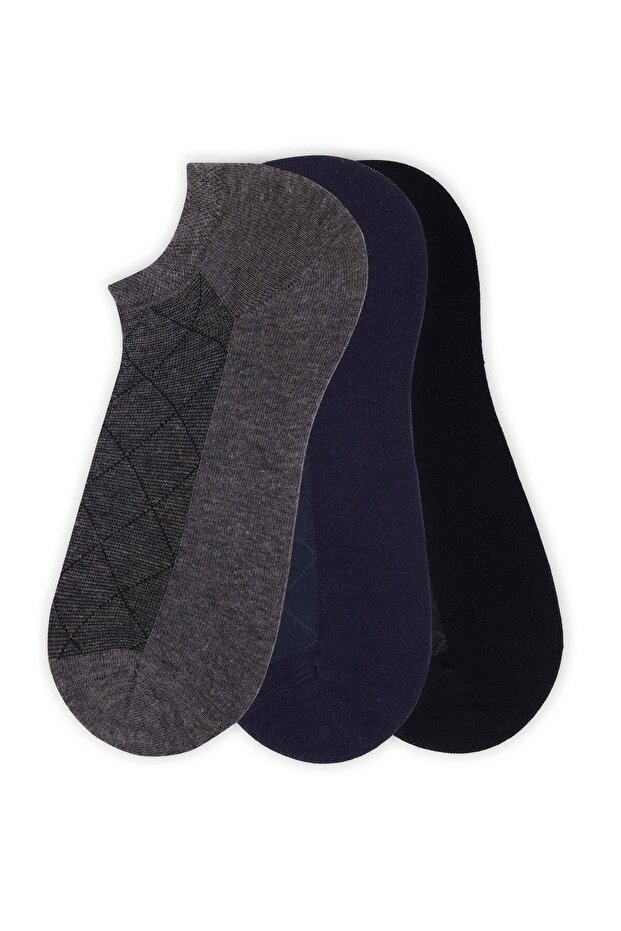 3-Pack Patterned Sports Socks