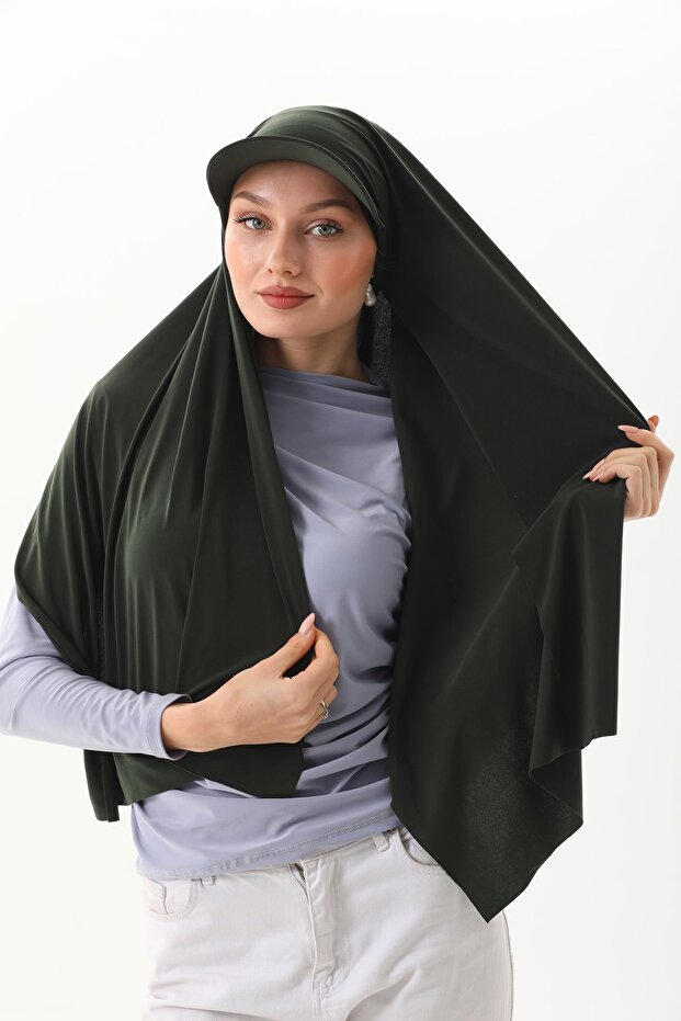 Sandy Shawl with Hat - 7