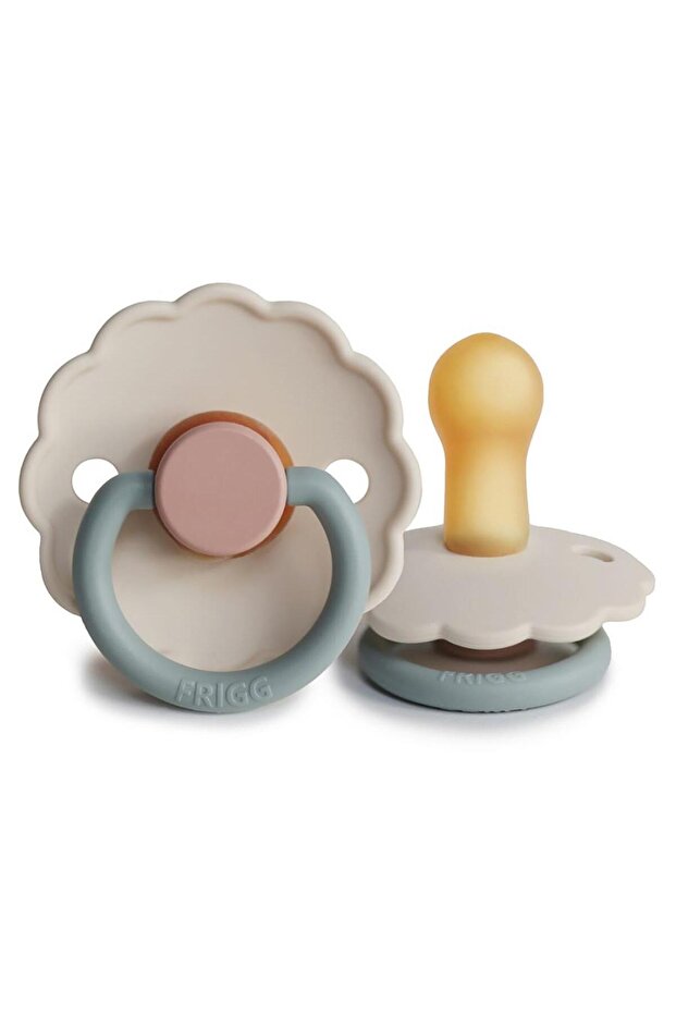Daisy Rubber Pacifier 6-18 Months - Cotton Candy