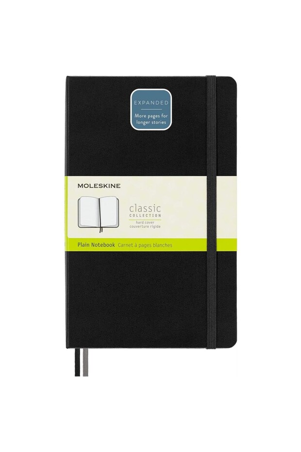 Expanded Collection Notebook Large 13x21cm Hard Cover Unlined 400 Sheets