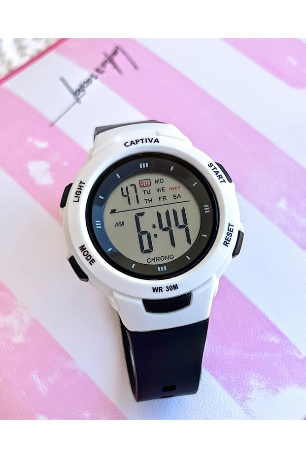 Digital 30 Mt Water Resistant Alarm-chronometer-calendar-lit Sports Children's Wristwatch